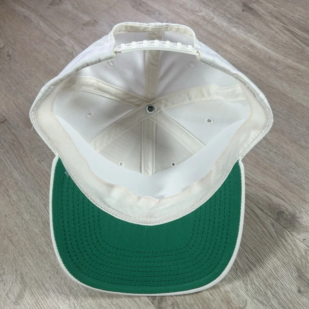 VTG Notre Dame Fighting Irish Soccer Snapback Hat College White Bar Line Cap USA